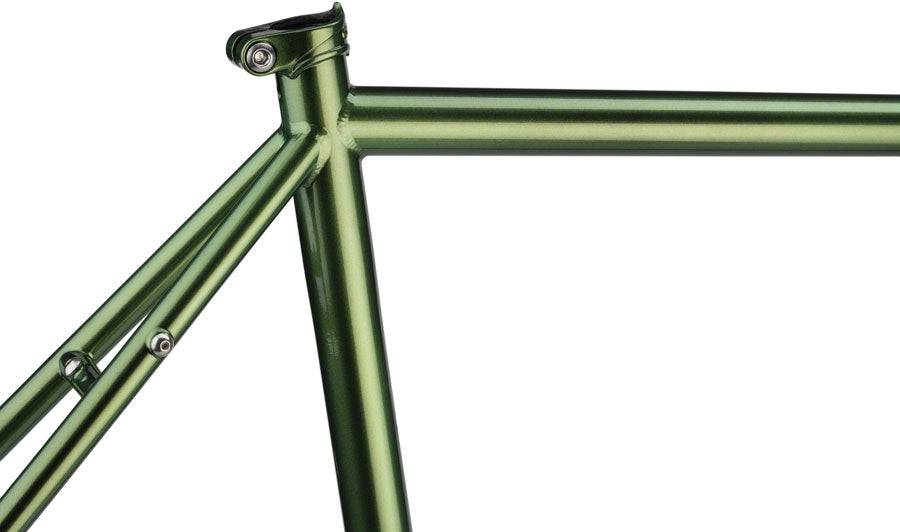 All-City Macho Man Disc Frameset - Olive Fab