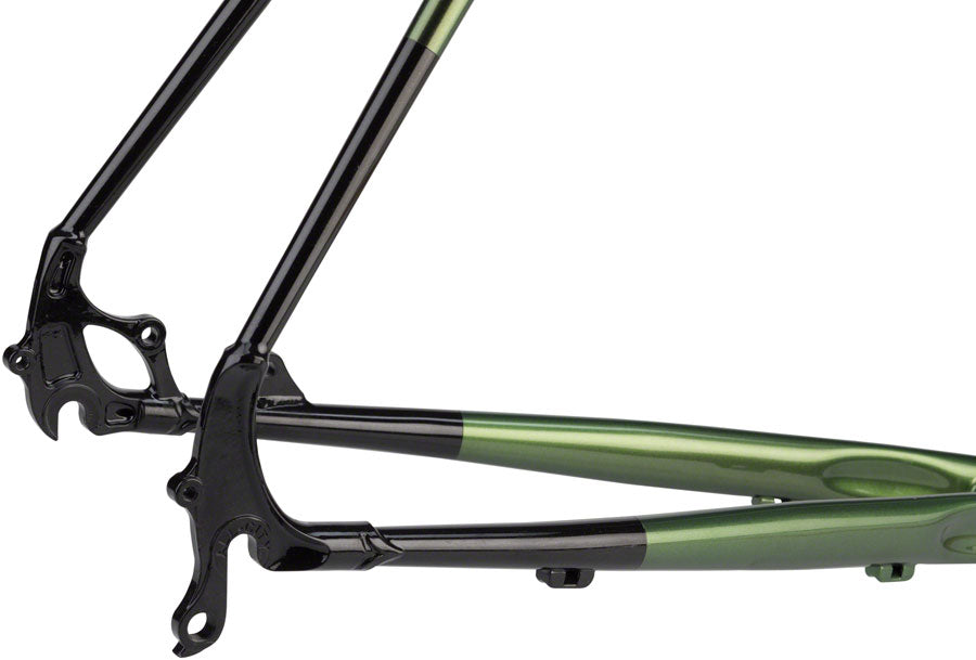 All-City Macho Man Disc Frameset - Olive Fab
