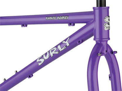 Surly Karate Monkey Stand Back Purple