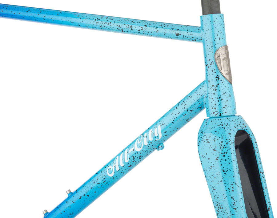 All-City Nature Cross Single Speed Frameset - Propane Flame