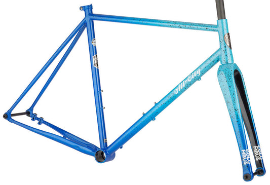 All-City Nature Cross Single Speed Frameset - Propane Flame