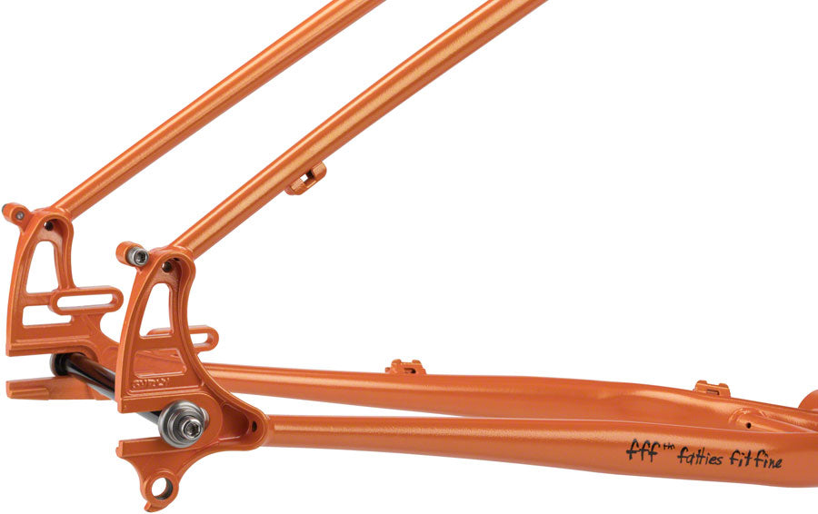 Surly Pugsley Frame - Candied Yam Orange
