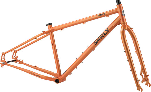 Surly Pugsley Frame - Candied Yam Orange
