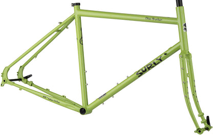 Surly Disc Trucker Frameset - Pea Lime Soup 700
