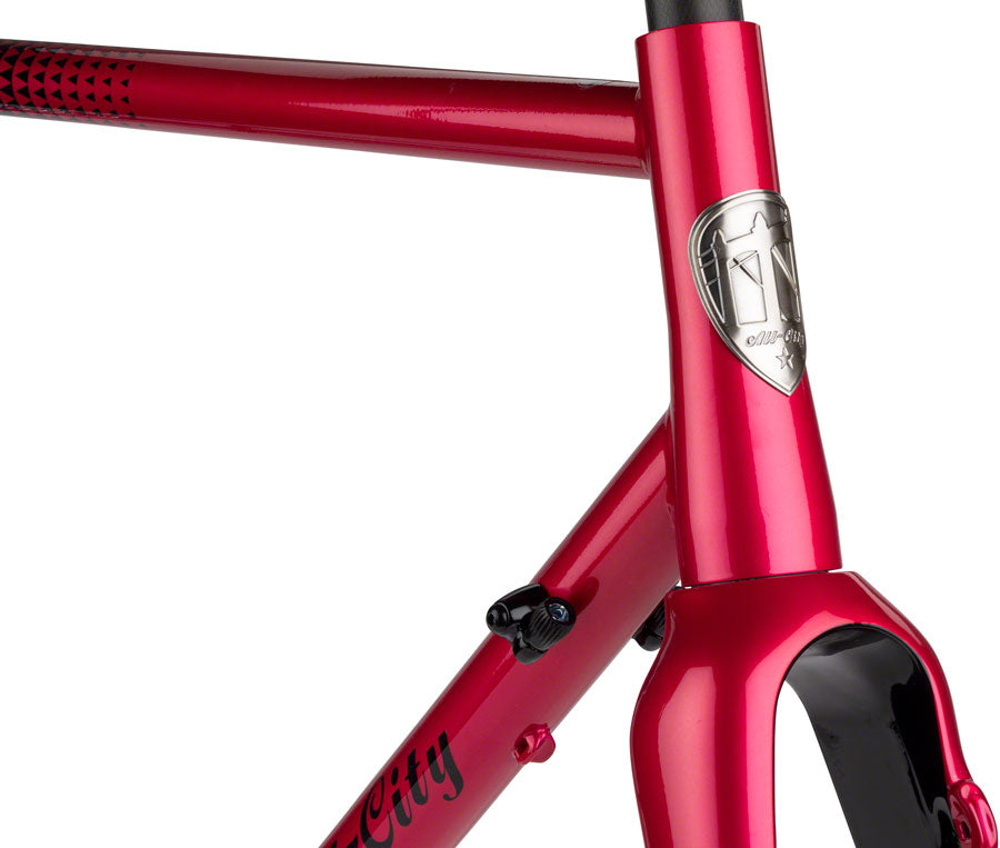 All-City Zig Zag Frameset - Sour Cherry Seltzer