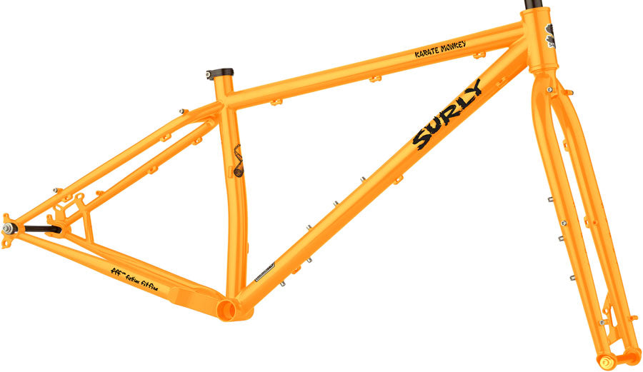Surly Karate Monkey Frameset - Toxic Tangerine – Incycle Bicycles