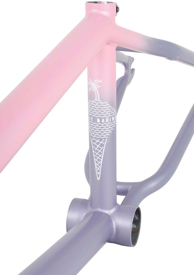 Pink Cult Bike Frame Sunday Street Sweeper Frame (Hot Pink/Purple