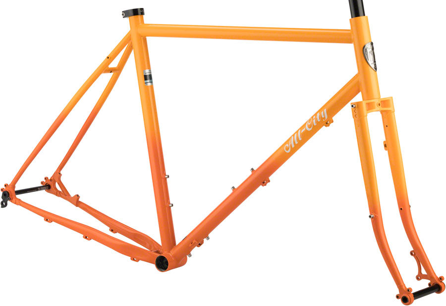 All-City Gorilla Monsoon Frame - Orange Fade