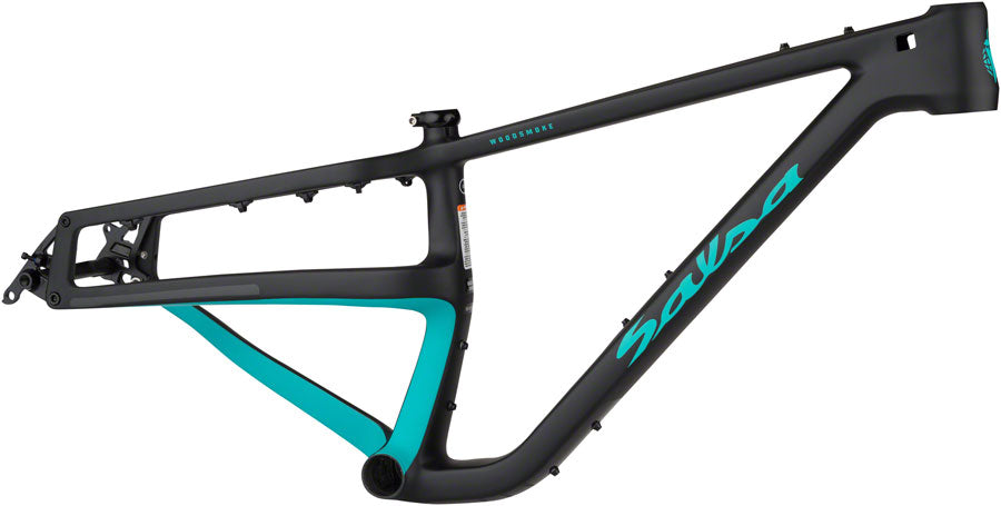 Salsa Woodsmoke Frame Black/Teal