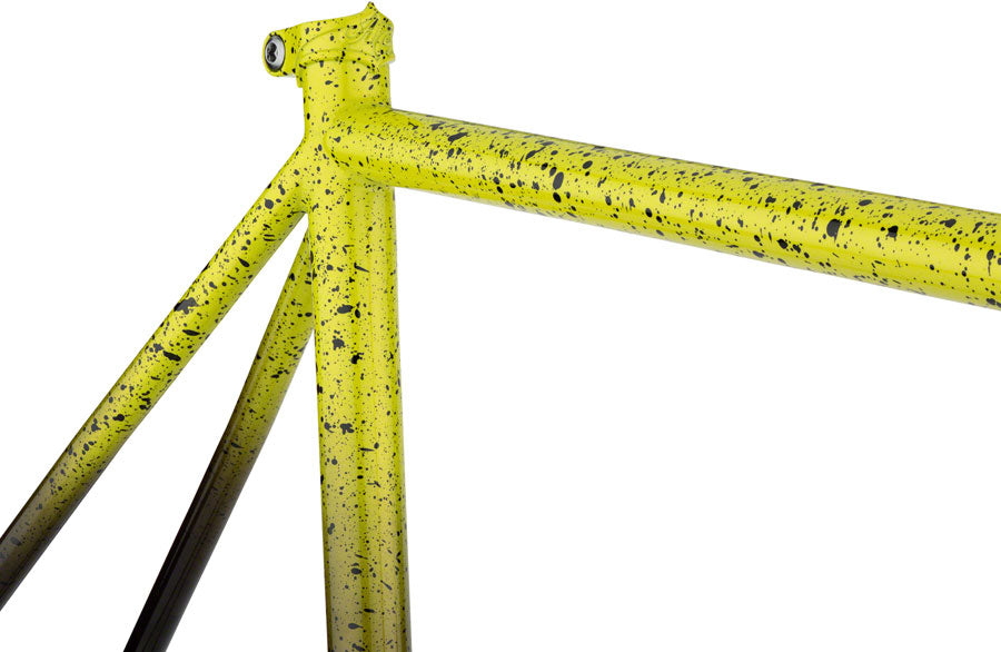 All-City Macho King A.C.E. Frame - Yellow Fade Splatter