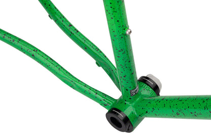 All-City Nature Boy A.C.E. Frame - Green Fade Splatter