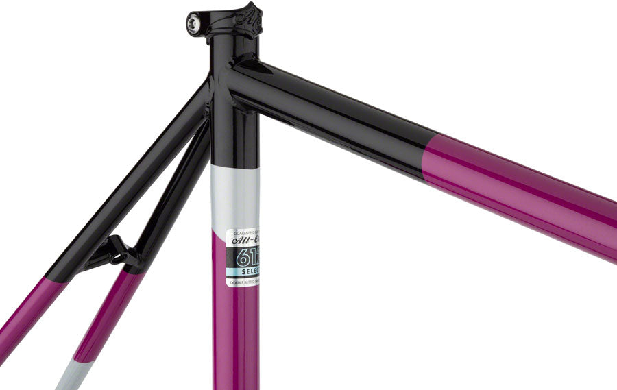 All-City Big Block Frame - Midnight/Frost/Violet