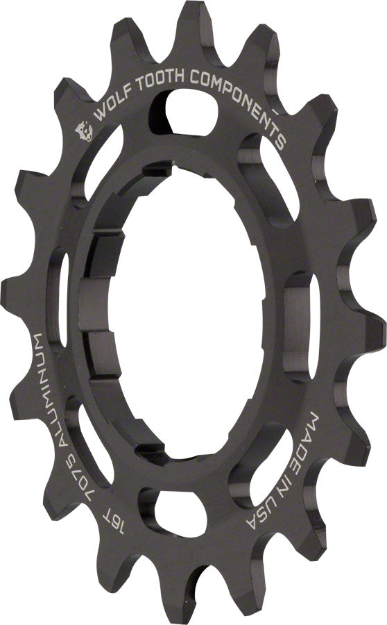Wolf Tooth Single Speed Aluminum Cog 16T Compatible w/3/32" Chains