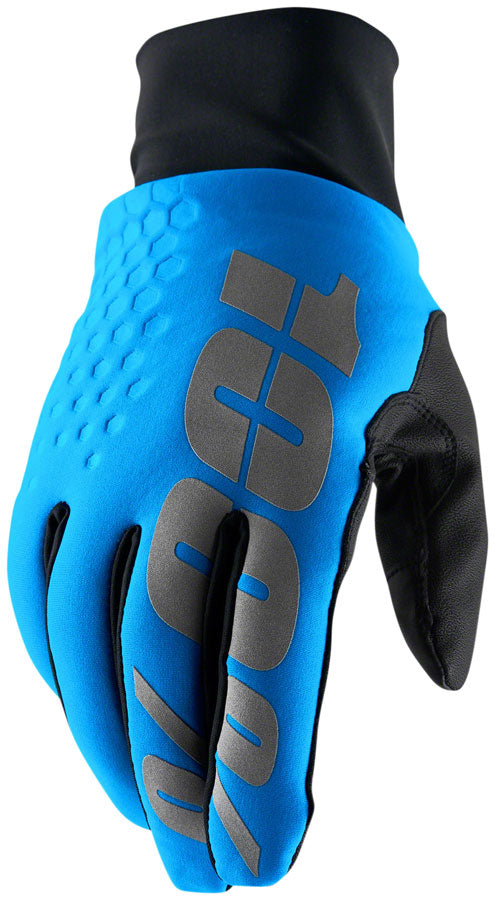 100% Hyrdromatic Brisker Gloves Blu LG