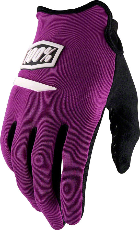 100% RideCamp Glove Purple XL