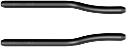 Zipp Vuka Alumina Evo 70 Extensions, 22.2mm Clamp, 360mm Length Bead Blast Black w/ Laser Etched Logo A1