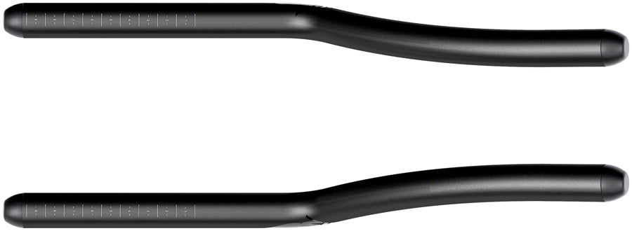 Zipp Vuka Alumina Evo 70 Extensions, 22.2mm Clamp, 360mm Length Bead Blast Black w/ Laser Etched Logo A1
