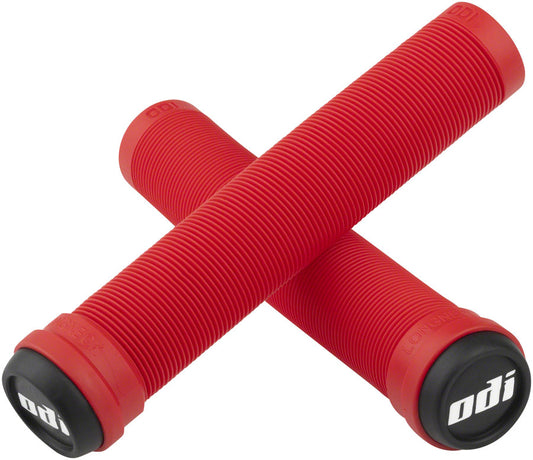 ODI Longneck SLX Grips Flangeless 160mm Bright Red
