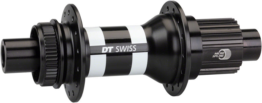 DT Swiss 350 Rear Hub - 12 x 148mm Boost, Center-Lock, Micro Spline, Black, 28H