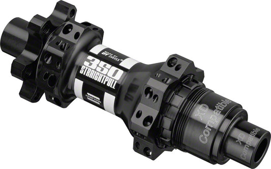 DT Swiss 350 Rear Hub 12x148mm 6-Bolt Disc Straight Pull 28H XD Driver Blk/Wht