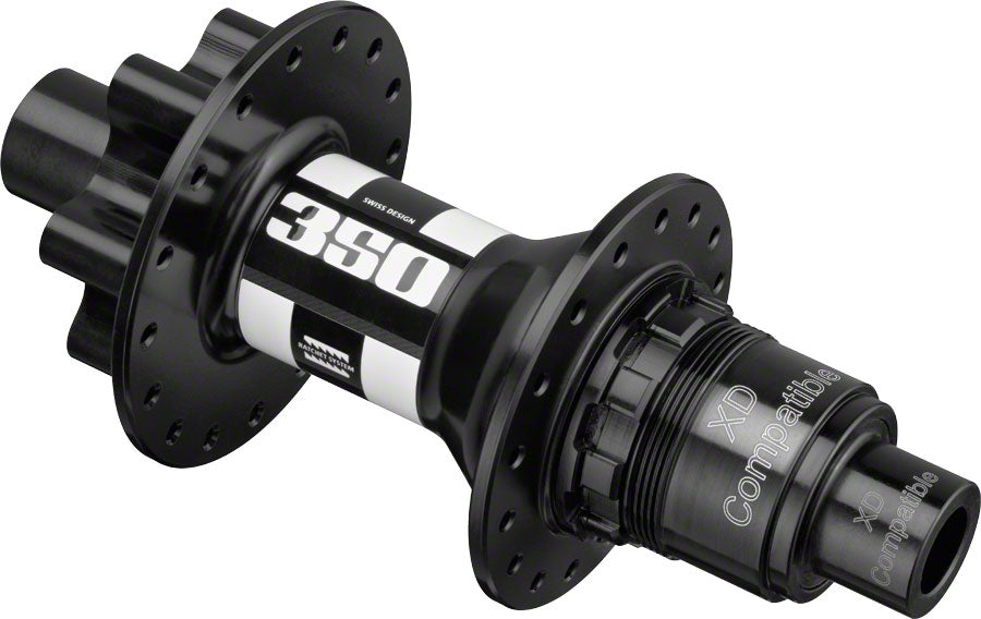 DT Swiss 350 Rear Hub - 12 x 142mm, 6-Bolt, XD, Black, 28H, 18pt
