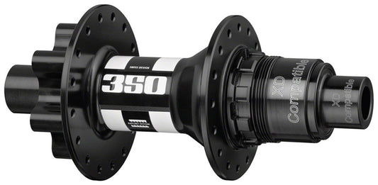 DT Swiss 350 Rear Hub 12x148mm 6-Bolt XD 32H18pt Blk/Wht