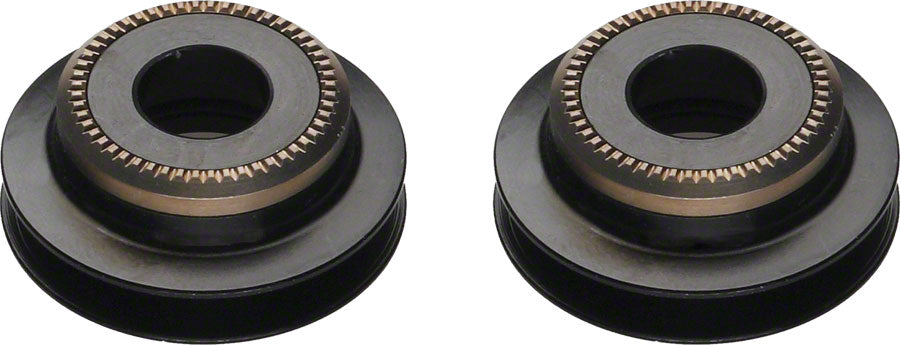 DT SWISS 5MM QR TO 9MM THRU BOLT CONVERSION END CAPS FOR PRE-2010 6-BOLT 240 FRONT HUBS