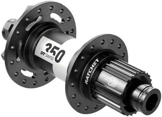 DT Swiss 350 Rear Hub 12 x 148mm 6-Bolt Micro Spline 32H 36pt Blk