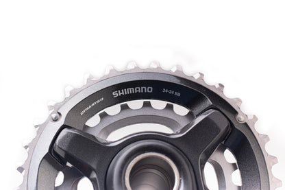 Shimano Deore XT FC-M8000-2 Crankset 180mm 11-Speed 34/24 BB Hollowtech II W/O BB