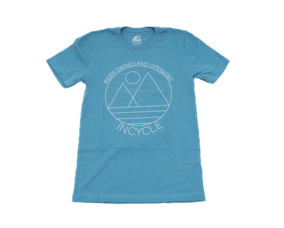 Incycle Rider Owned SS Tee Teal Grn/Blu