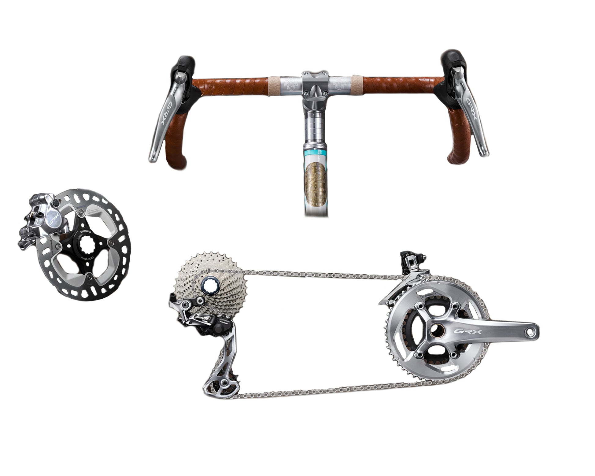 Gravel Groupset Groupset Vintage Shimano GRX 600 1x11-Speed Gravel