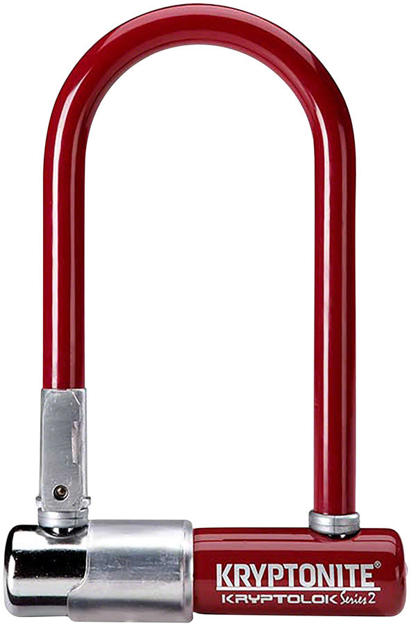 Kryptonite Kryptolok Mini-7 U-Lock Key 83x178mm 3.25''x7'' 13mm Red