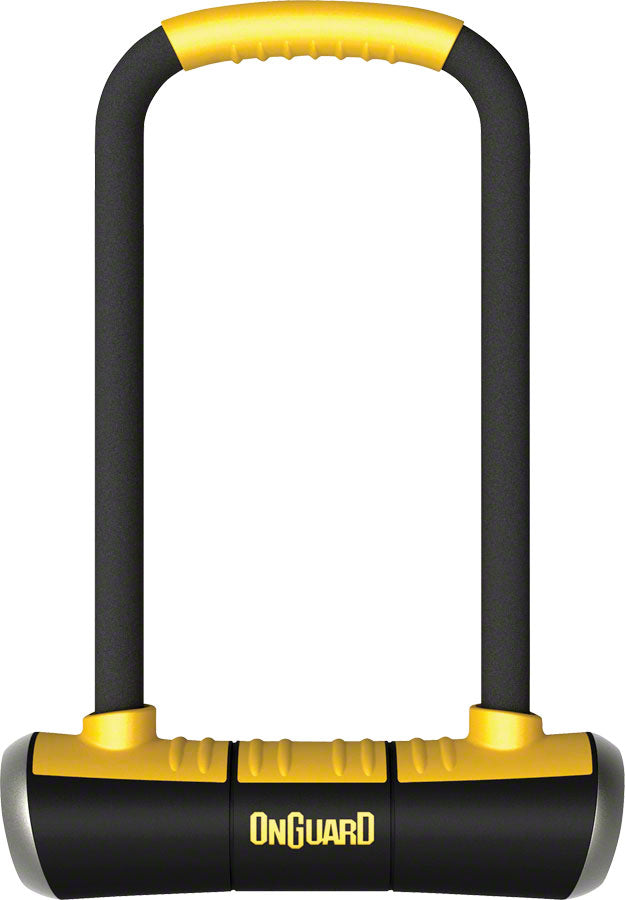 OnGuard Pitbull Mini LS U-Lock: 3.5 x 9.4", Black/Yellow
