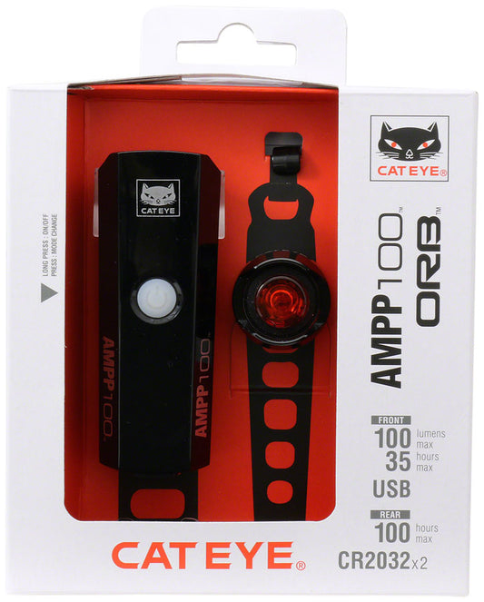 CatEye AMPP100 ORB Headlight/Taillight Set