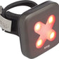 Knog Blinder 4 Cross USB Rechargeable Taillight: Red LED~ Gunmetal Body
