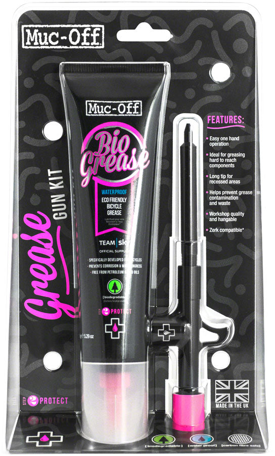 Muc-Off Grease Gun Kit: Includes 150g Bio Lube