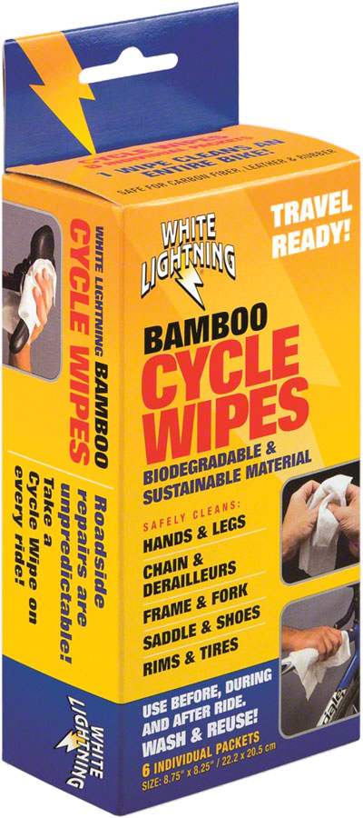 White Lightning Bamboo Cycle Wipes