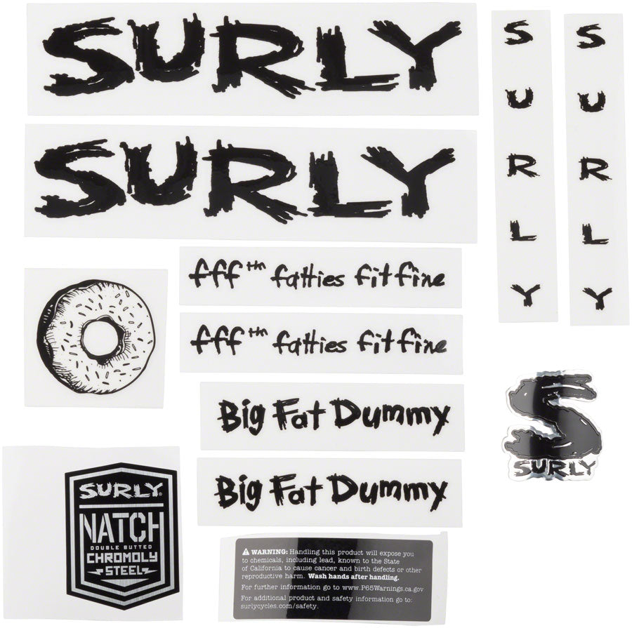 Surly Big Fat Dummy Decal Set