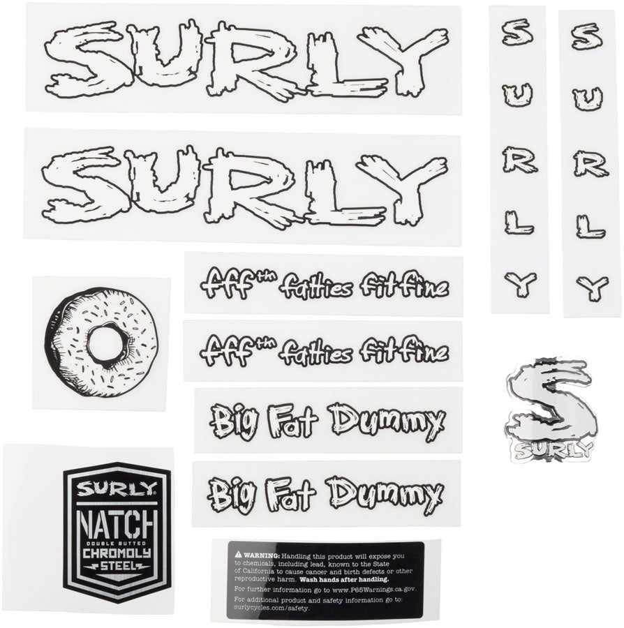 Surly Big Fat Dummy Decal Set