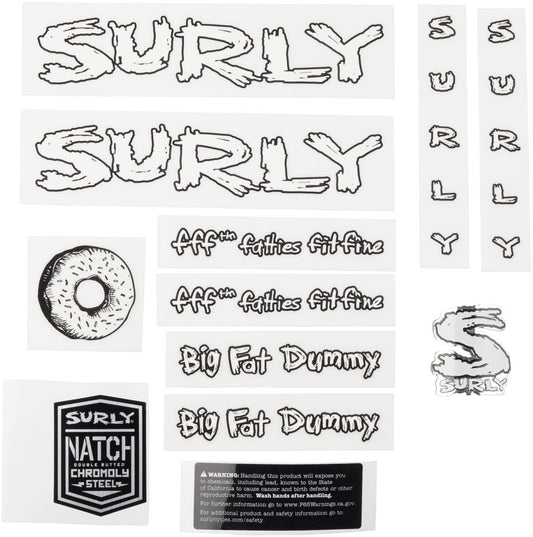 Surly Big Fat Dummy Decal Set