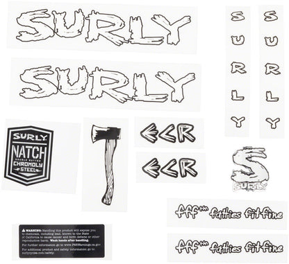 Surly ECR Decal Set