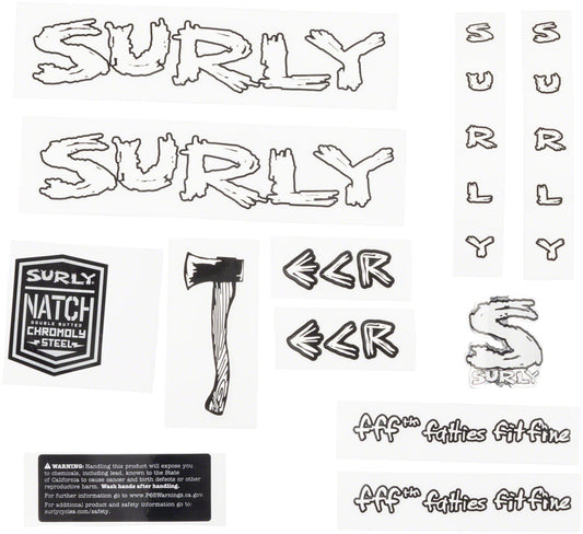 Surly ECR Decal Set