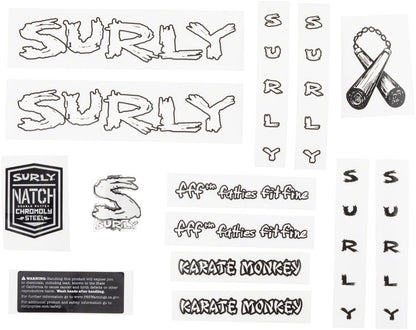 Surly Karate Monkey Decal Set