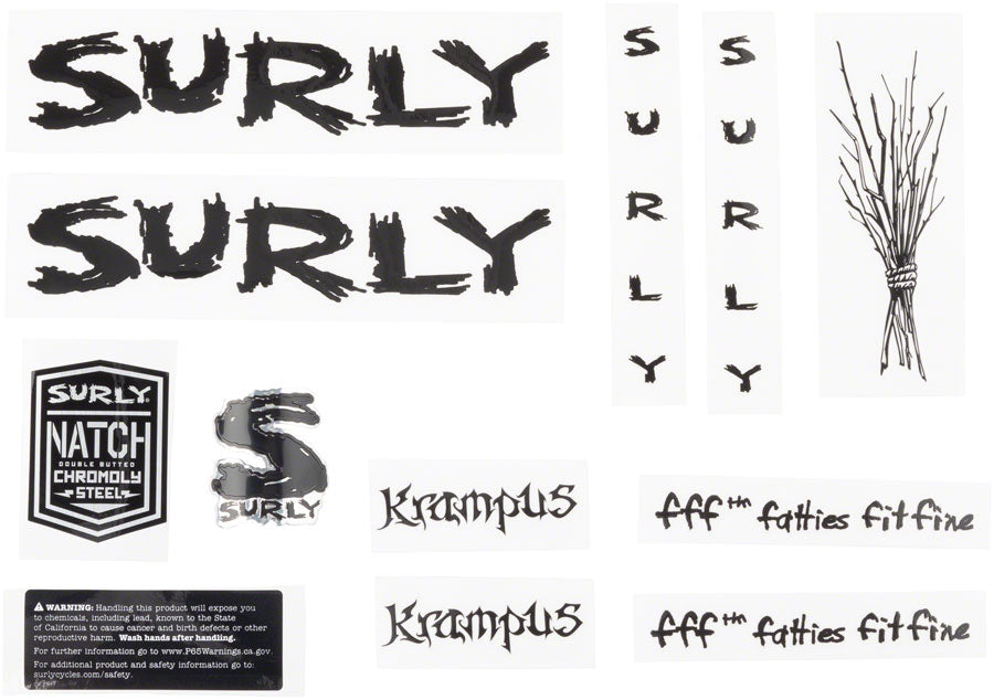 Surly Krampus Decal Set