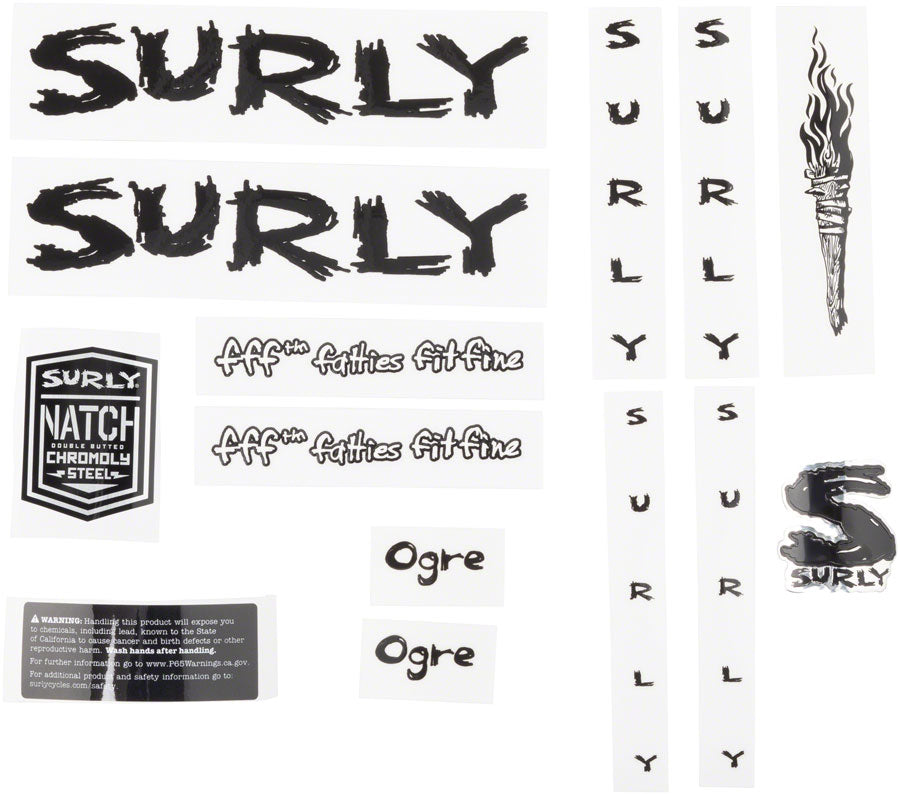Surly Ogre Decal Set