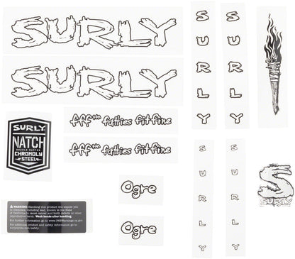 Surly Ogre Decal Set