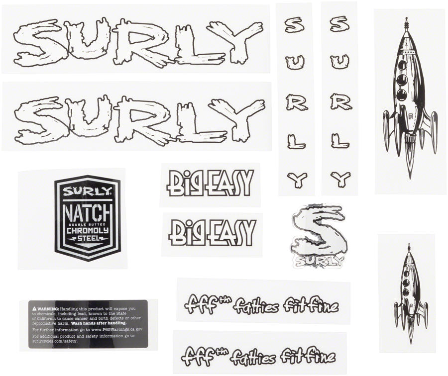 Surly Big Easy Decal Set