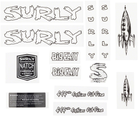 Surly Big Easy Decal Set