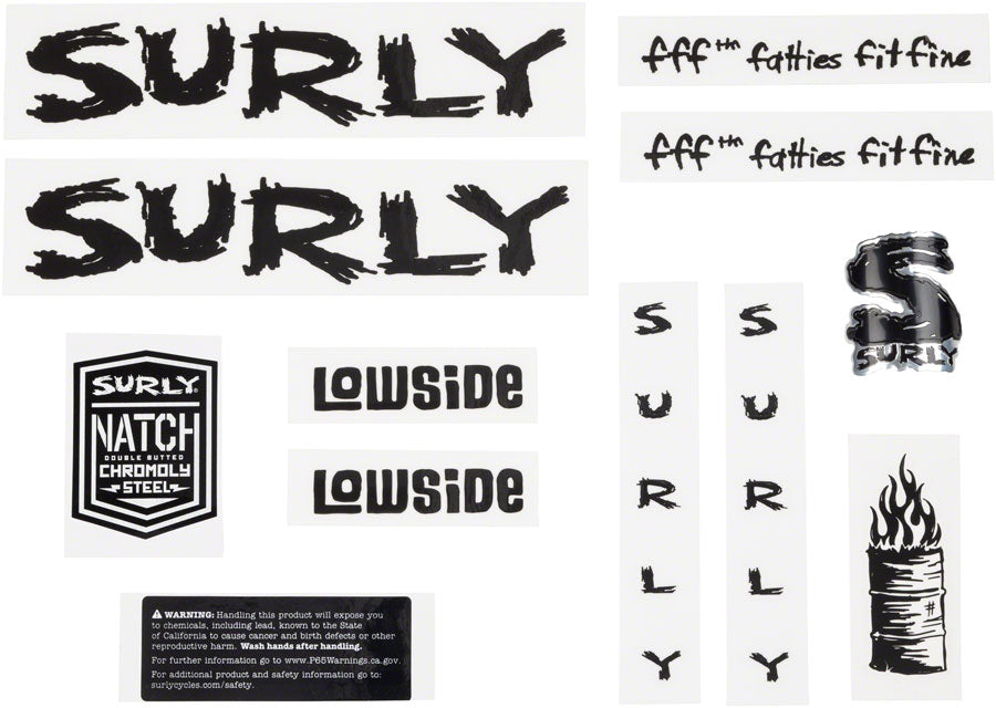Surly Lowside Decal Set