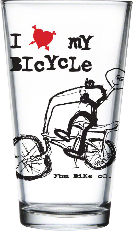 FBM I Love My Bicycle Pint